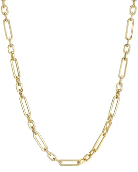 14k Yellow Gold Watch Chain Necklace