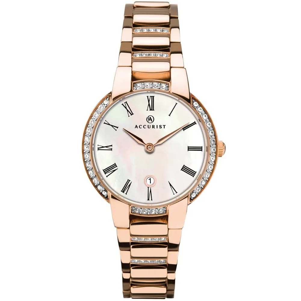 Accurist 8299 Ladies Rose Gold Watch