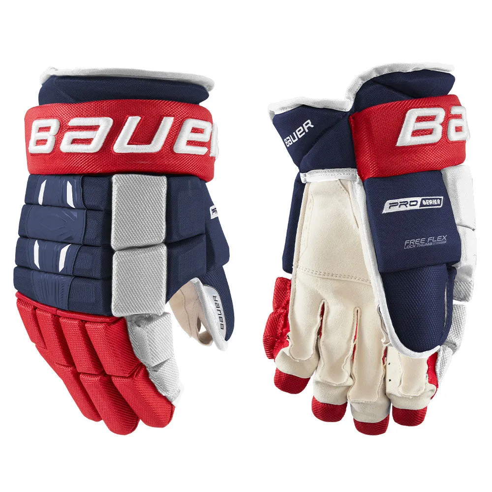 BAUER BAUER PRO SERIES SENIOR HOCKEY GLOVES