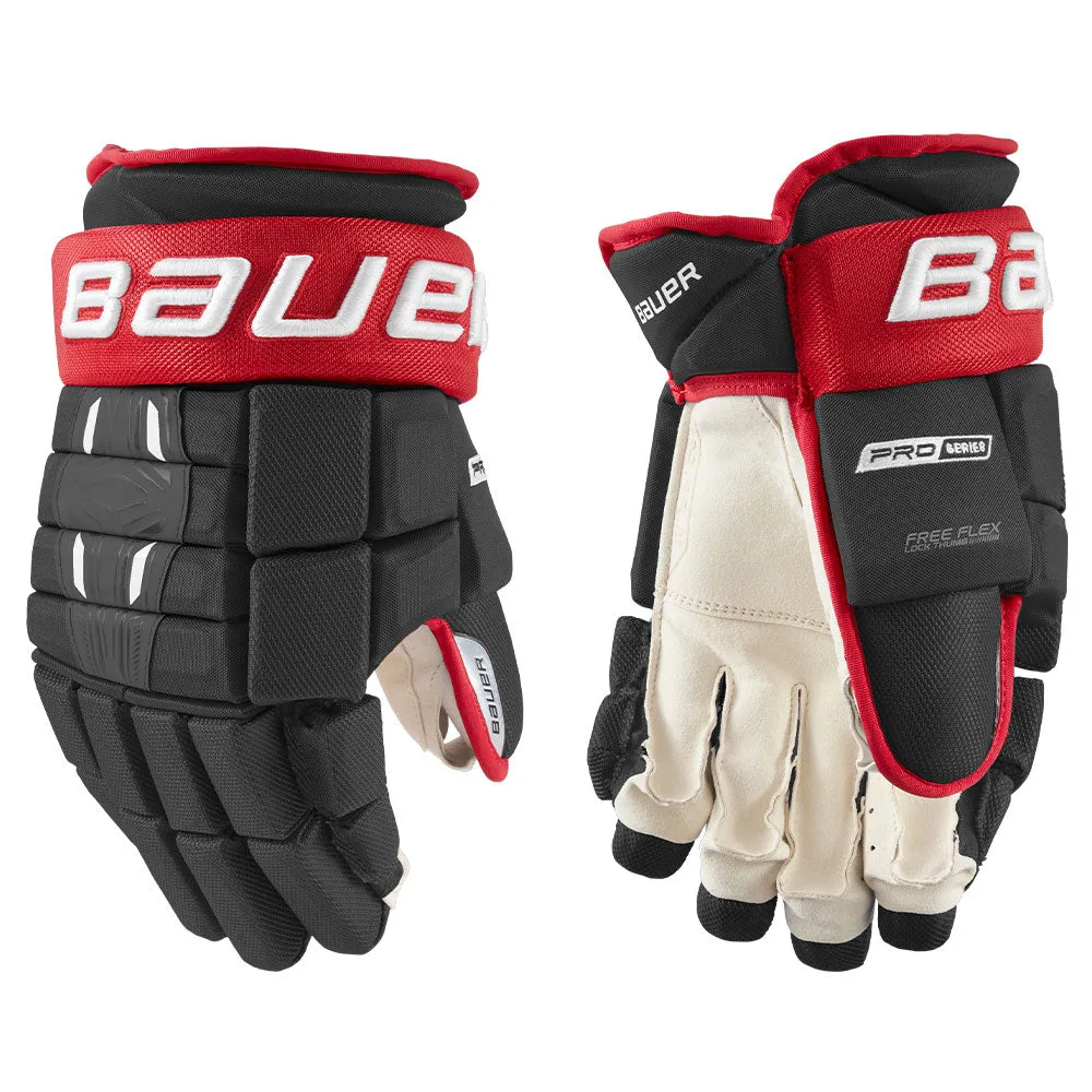 BAUER BAUER PRO SERIES SENIOR HOCKEY GLOVES