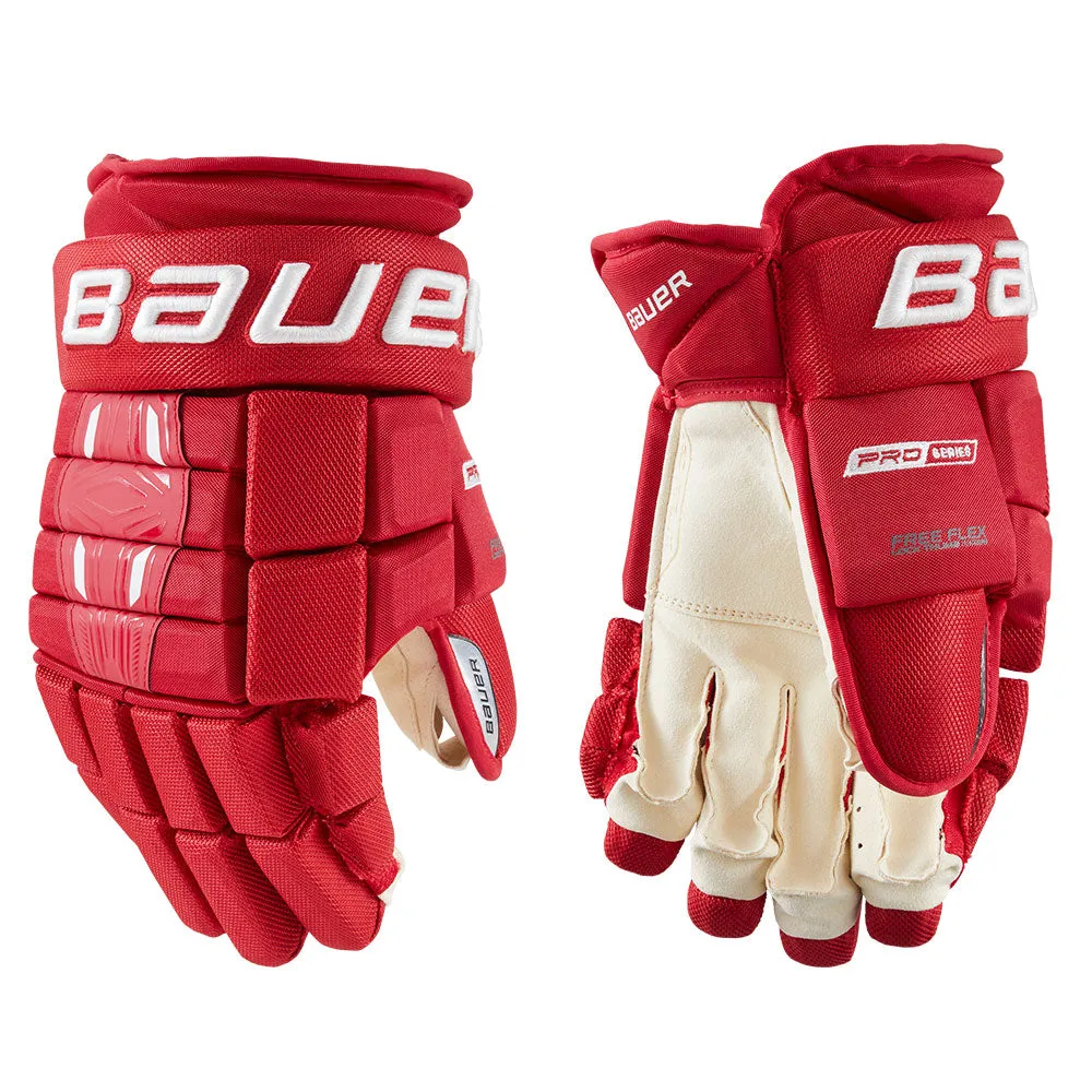 BAUER BAUER PRO SERIES SENIOR HOCKEY GLOVES