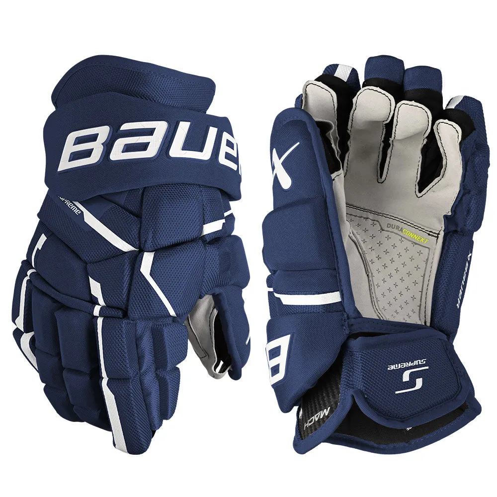 BAUER SUPREME MACH SENIOR HOCKEY GLOVES