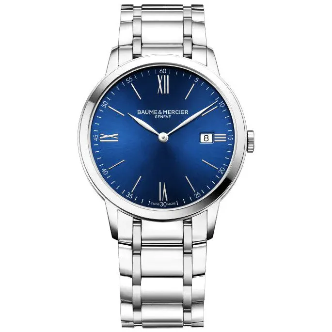 Baume & Mercier Men's Blue Classima Watch 10382