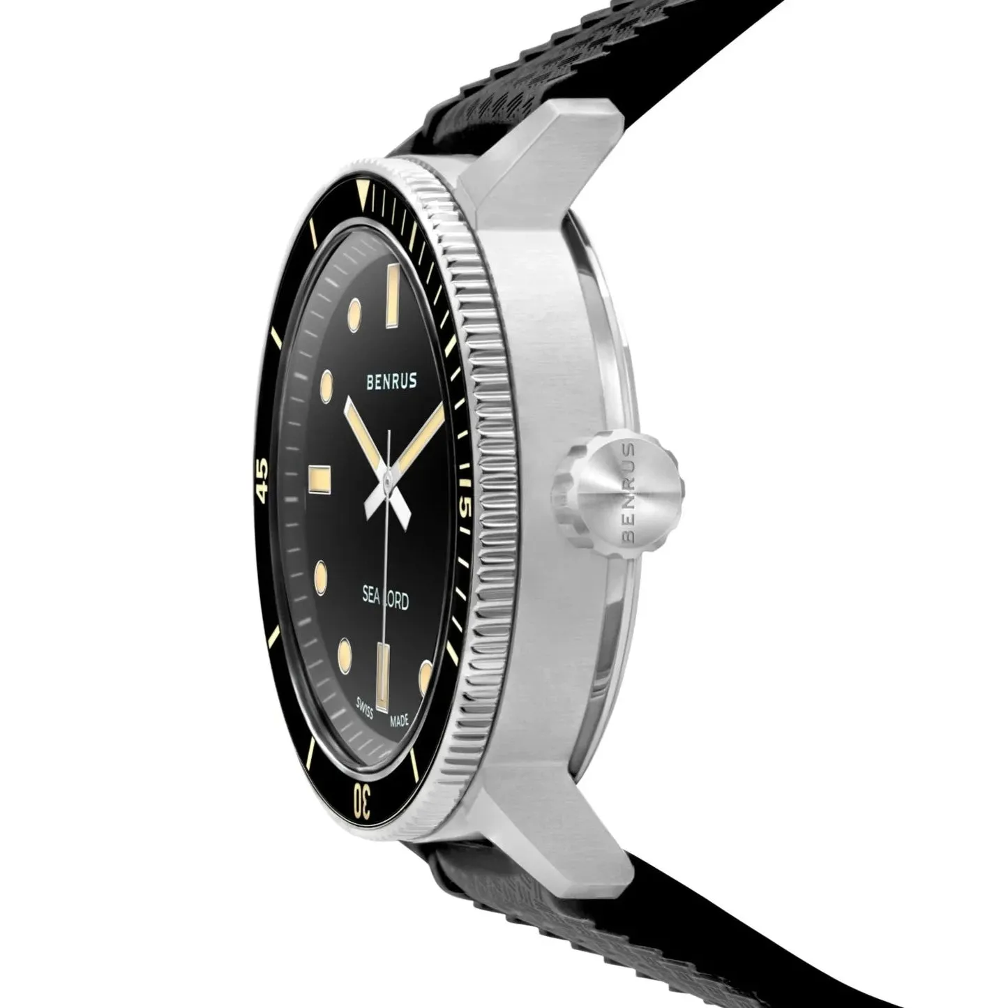 Benrus Men's Sea Lord Dive Watch Black