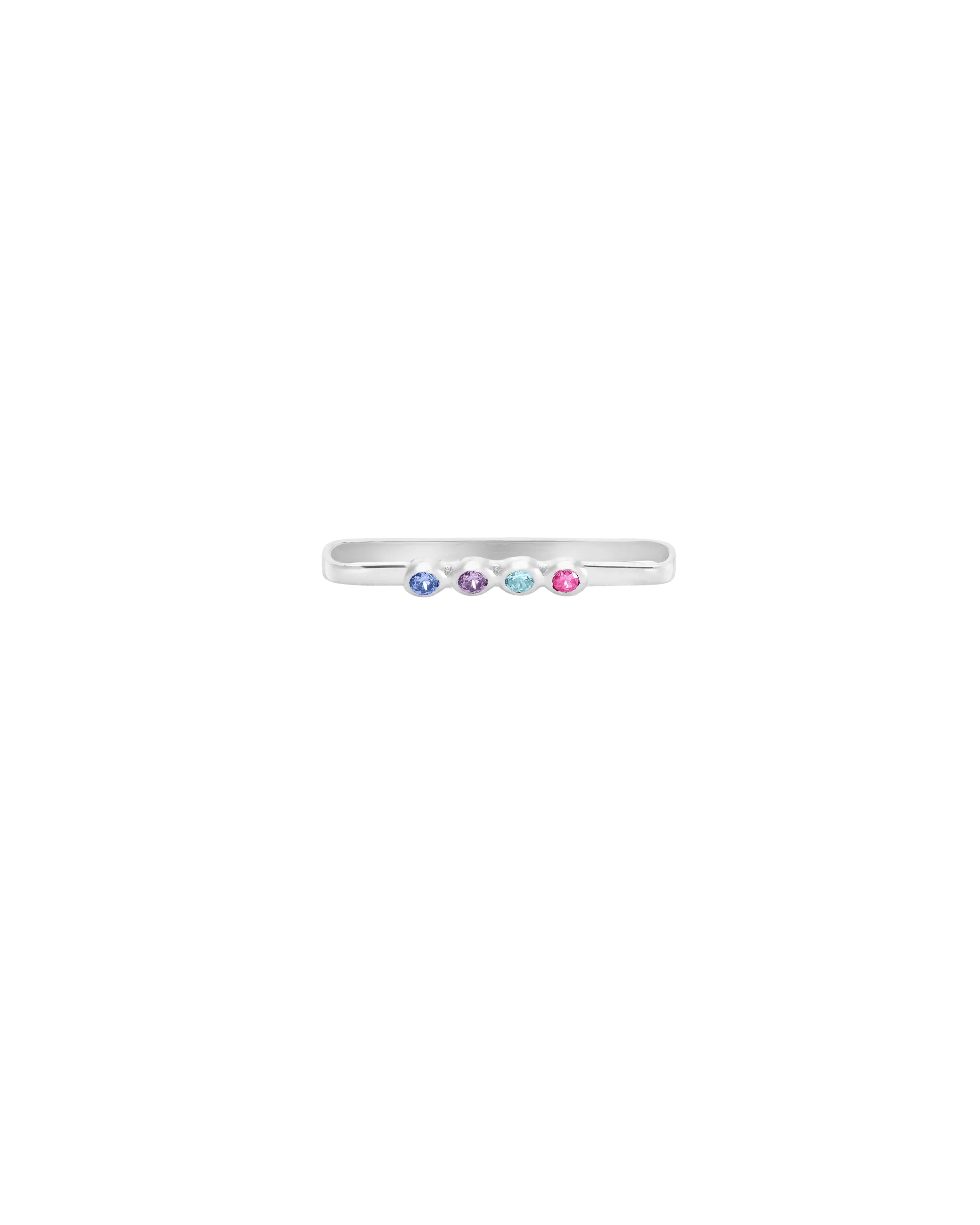 Birthstone Bar Watch Accessory - 925 Sterling Silver