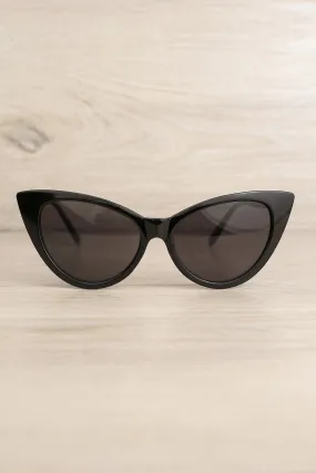 Black Cat Eye Sunglasses