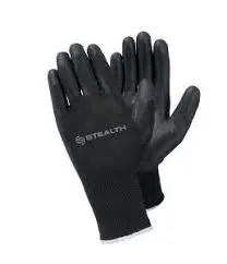 Black Stealth PU Gloves