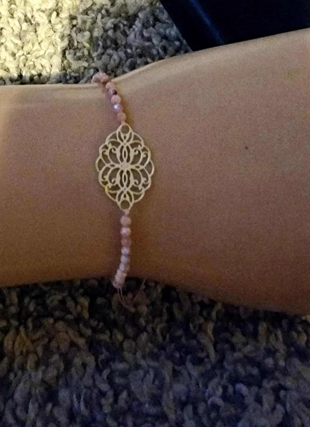 Boho Talisman Bracelet Rose Gold Wish Bracelet