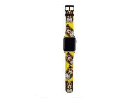 Border Collie Mell Yellow Apple Watch Strap