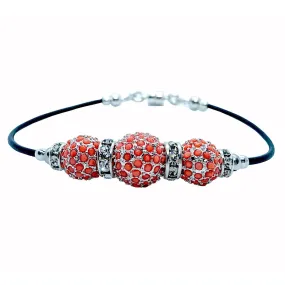 Bracelet Kit -  Crystal and Coral Bracelet