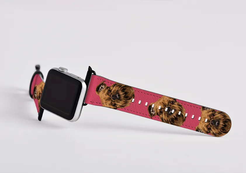 Brussels Griffon Soho Pink Apple Watch Strap