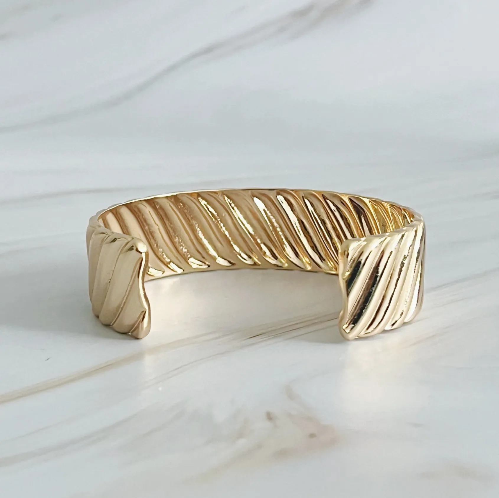 Cabled Cuff Bracelet