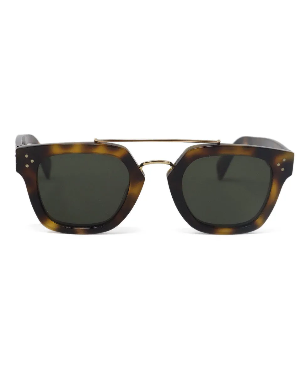 Celine Tortoise Print Sunglasses