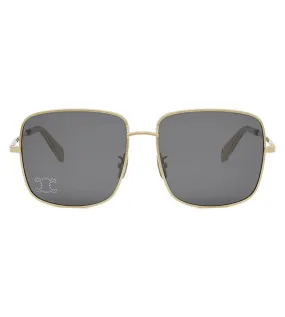 Celine Women's Grey Square Sunglasses