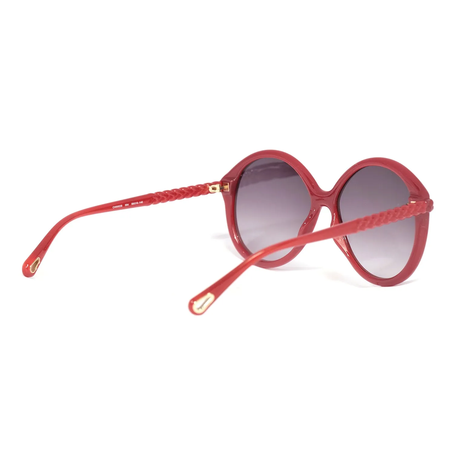 CHLOE SUNGLASSES IN ORANGE-GREY