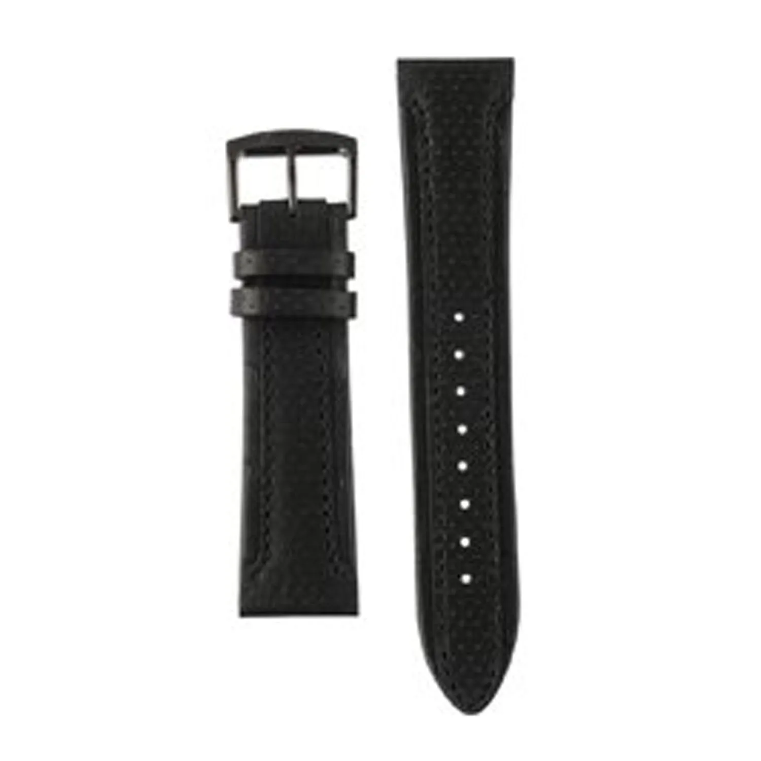 CITIZEN WATCH STRAP BLACK LEATHER 22MM