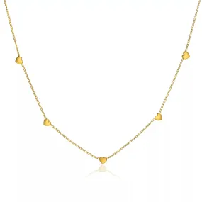 Dainty Hearts Necklace