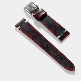 Diablo Black Leather Watch Strap