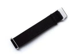 DIY Watch Club Elastic Nylon Strap -- Black