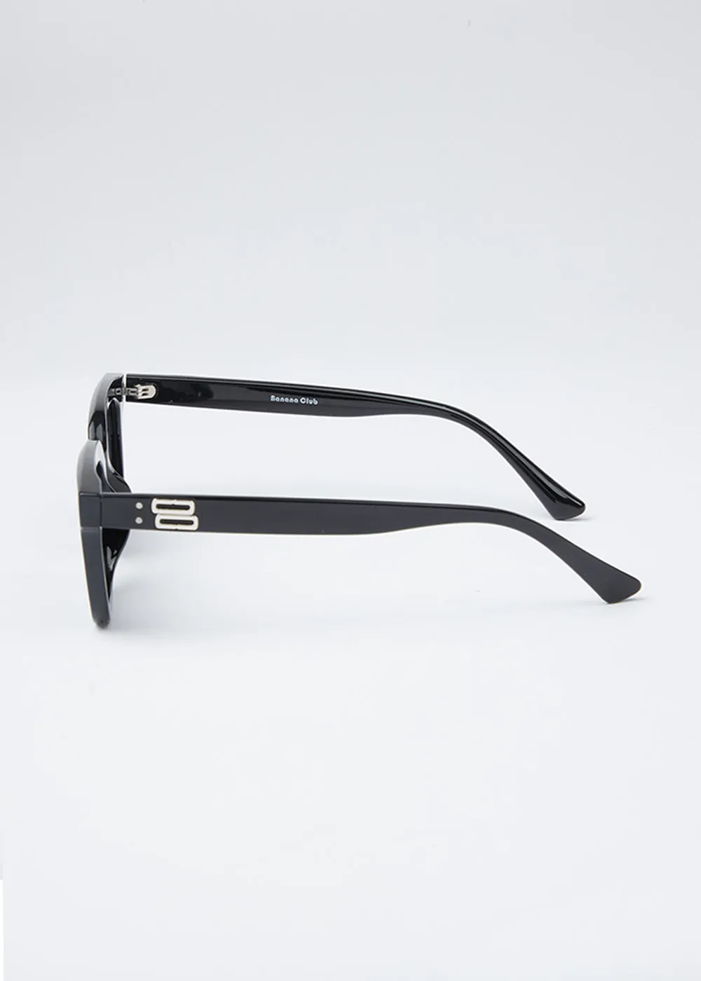 Eclipse Black Unisex Square Sunglasses