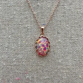 Fire Opal Necklace