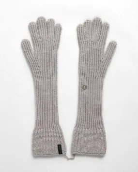 Ginza Long Knit Italian Cashmere Gloves