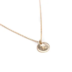 Initial Reflection Necklace