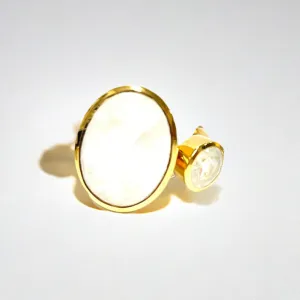 Julia Moonstone Double Stone Ring