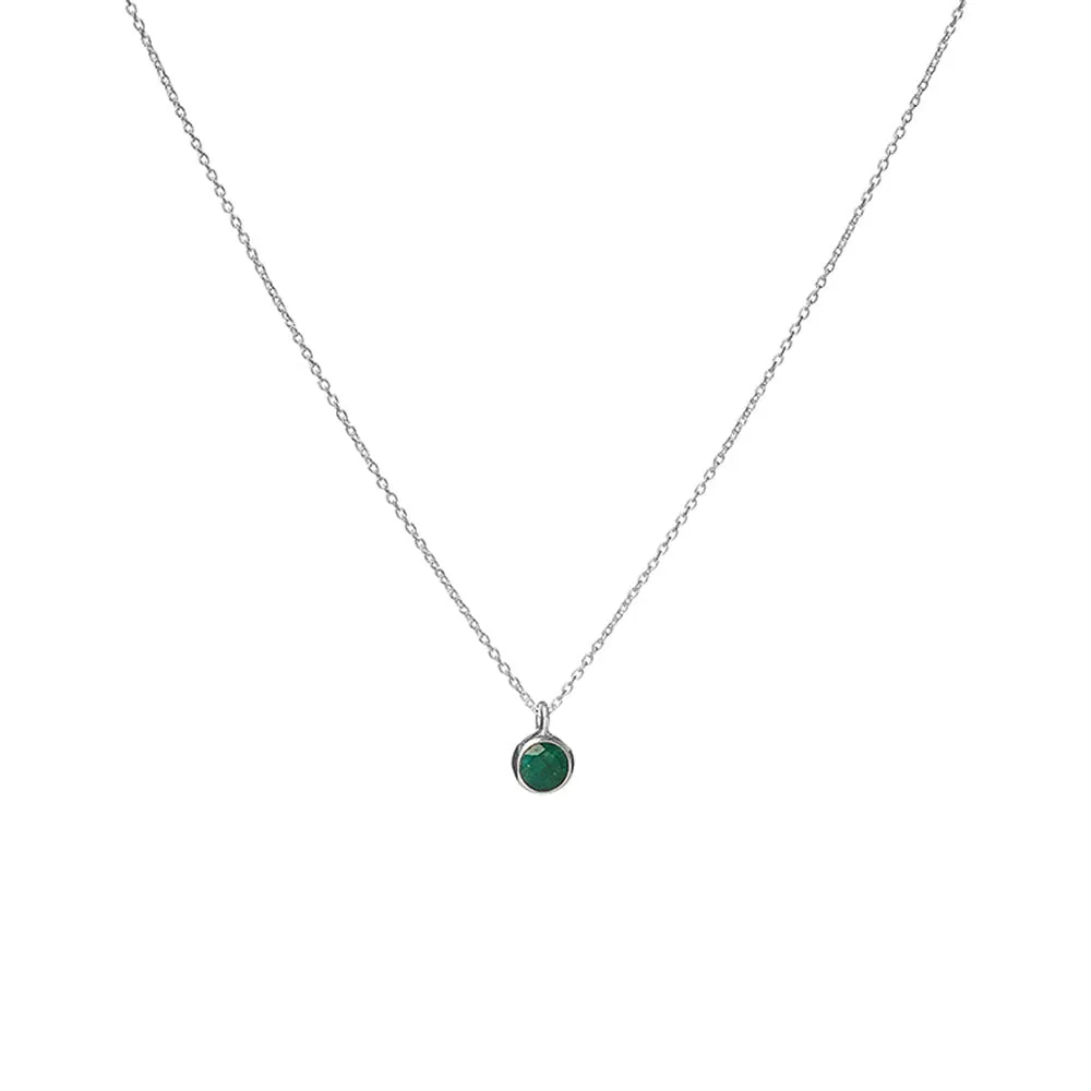 May Birthstone Necklace