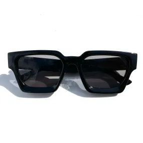 Outsiders Waved Sunglasses - Black