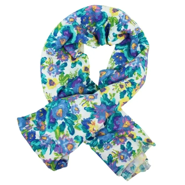 Patterned Jersey Oblong Scarf