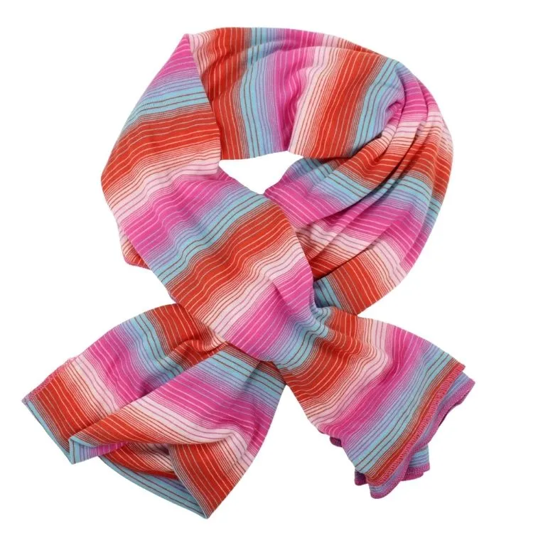 Patterned Jersey Oblong Scarf