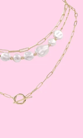 Pearl Layered Necklace