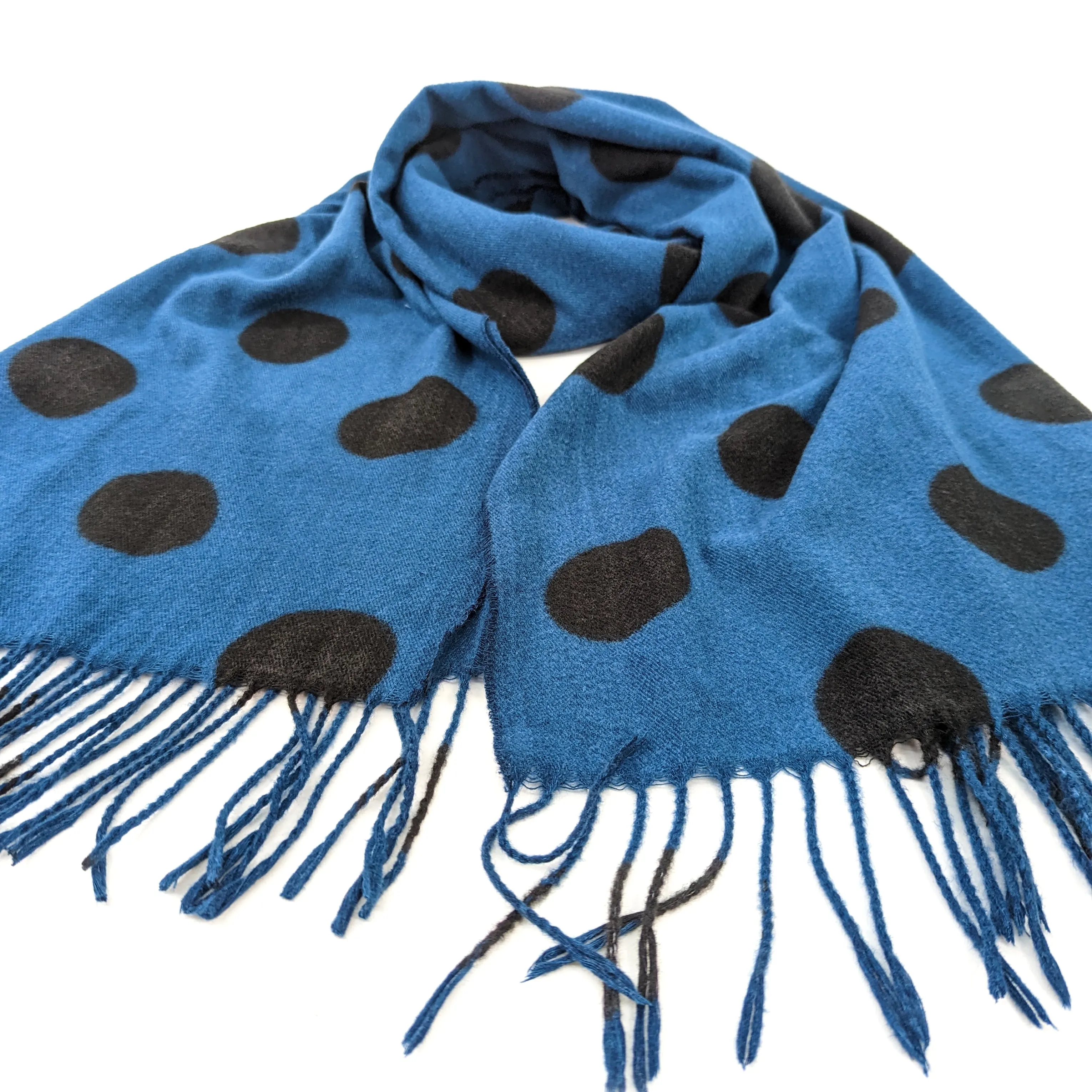 Polka Dot Pashmina Style Scarf