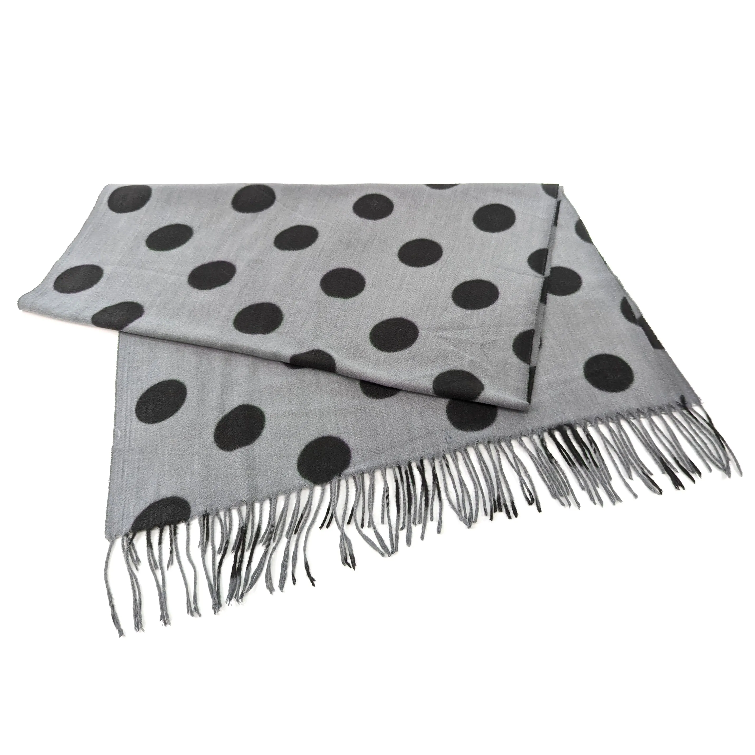 Polka Dot Pashmina Style Scarf