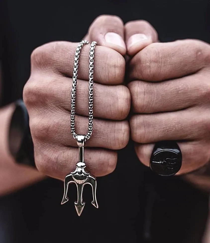 Poseidon's Trident Necklace