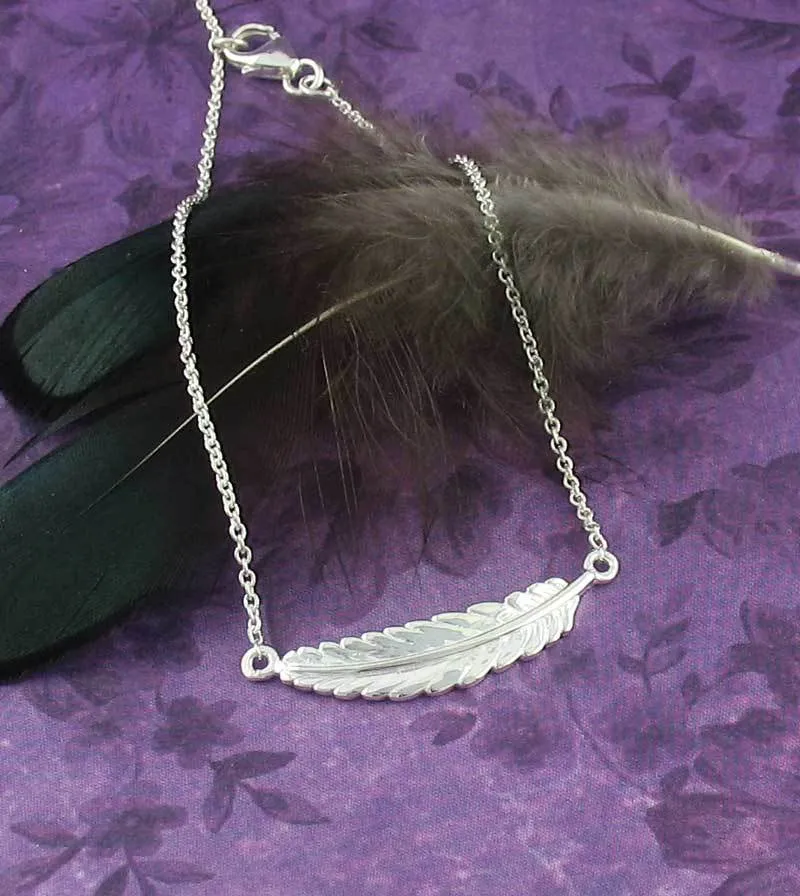 Sideways Feather Bracelet