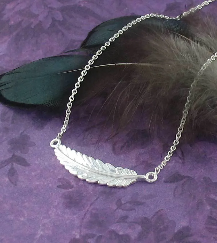 Sideways Feather Bracelet