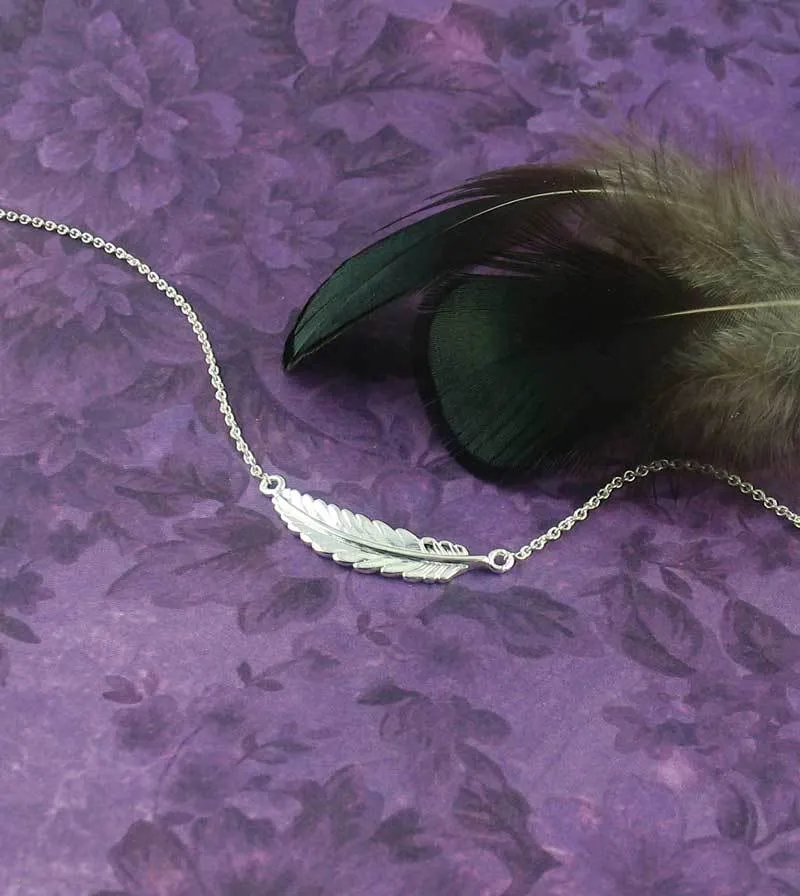 Sideways Feather Bracelet