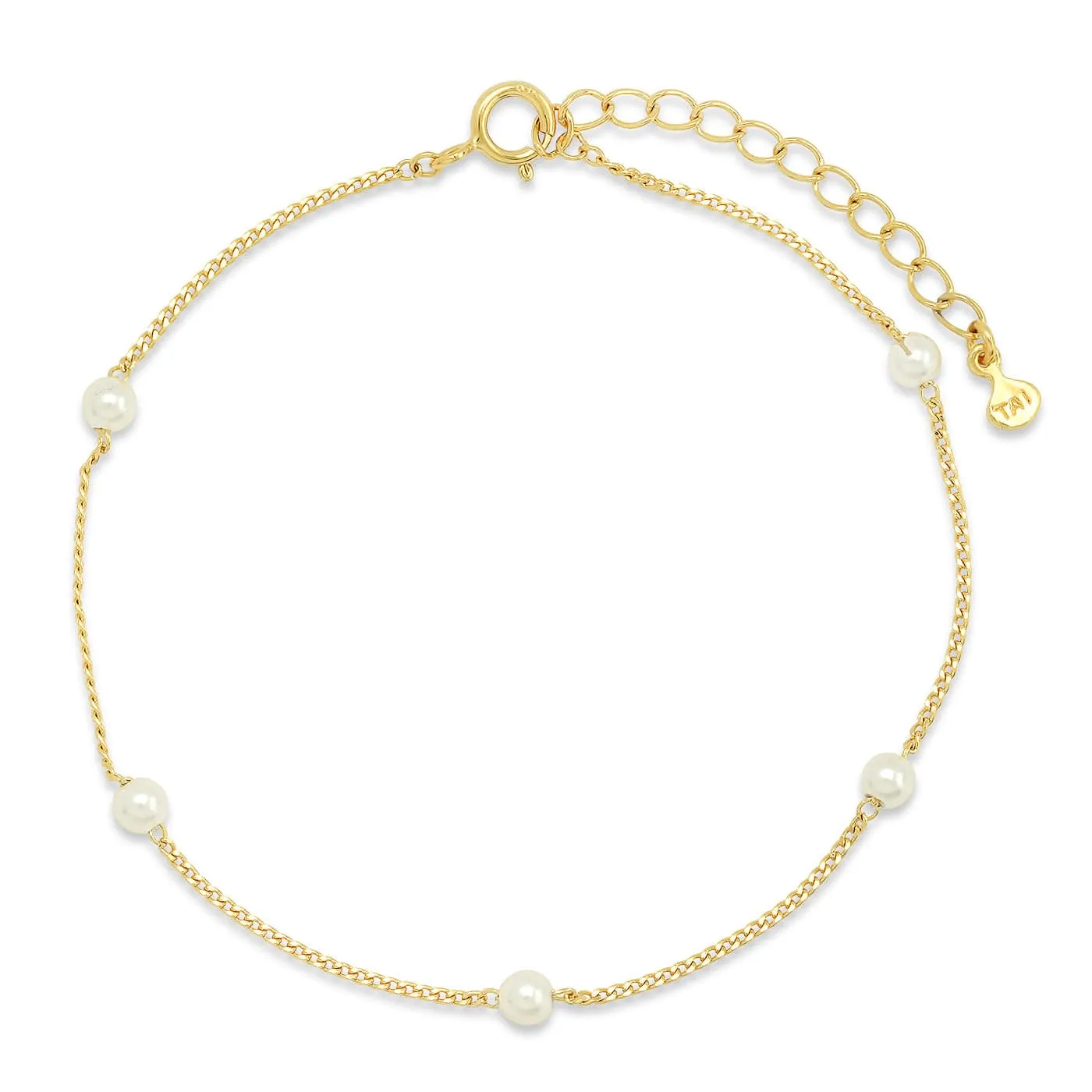 Stationed Pearl Bracelet