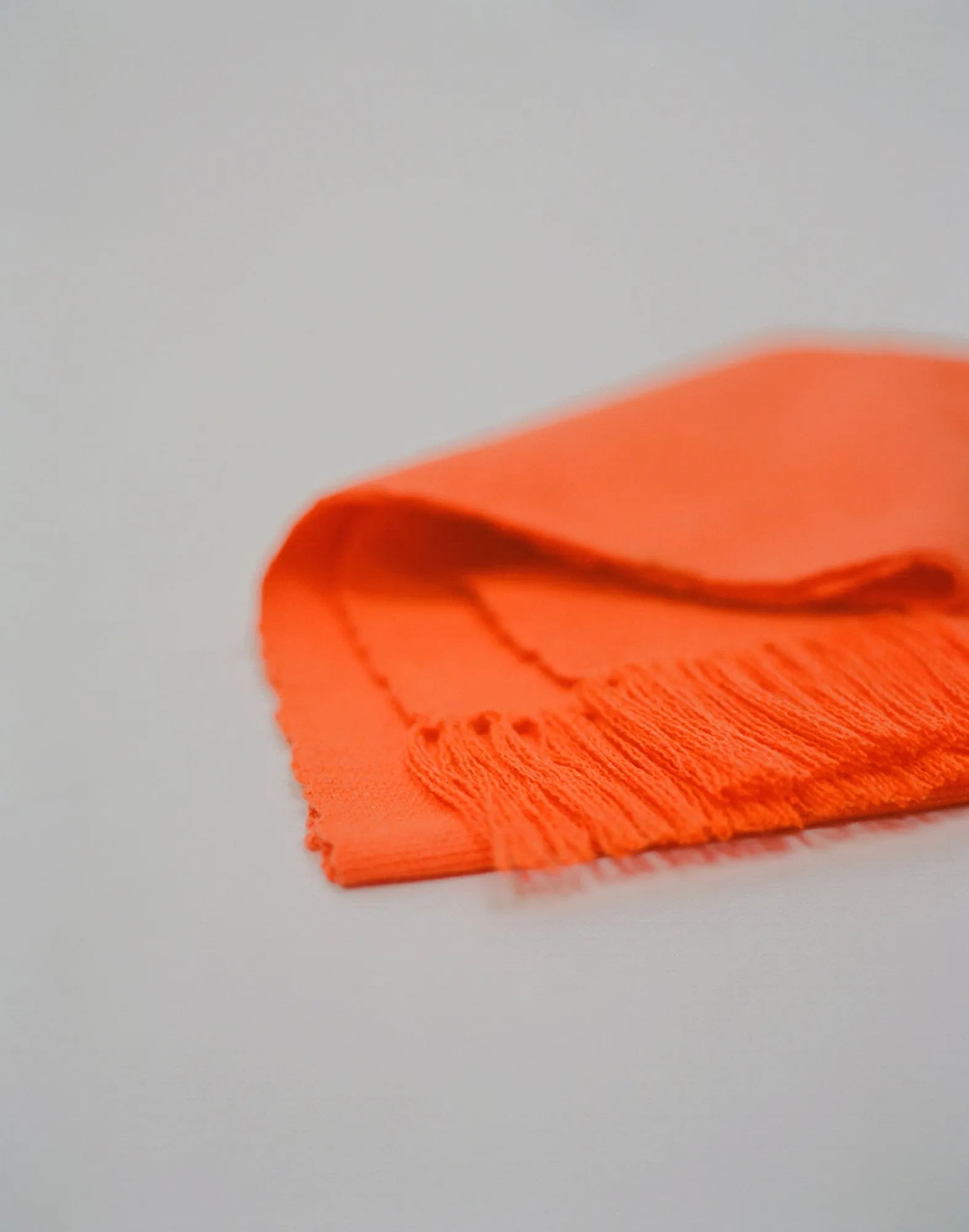 Woven Scarf - Fluo Orange